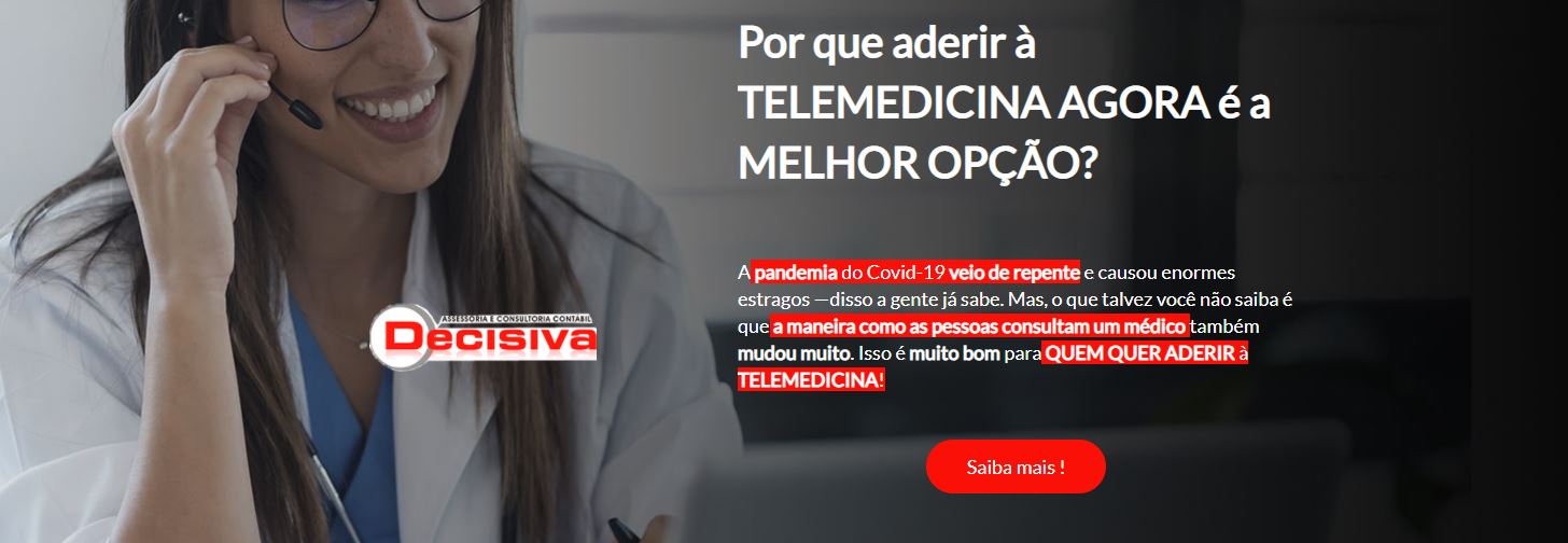 Telemedicina - Contabilidade em São Paulo | Decisiva Assessoria e Consultória Contábil
